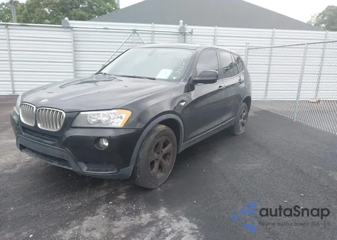 2011 BMW X3 xDrive28I z USA, uszkodzony, nr VIN 5UXWX5C57BL703217